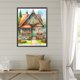 thumbnail image 4 of Pintura de diamante 5D DIY, kit de casa de taladro redondo completo, decoración del hogar, arte artesanal, 40x50cm, 4 of 9