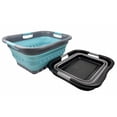 thumbnail image 6 of SAMMART 41L (10.8 gallon) Collapsible 3 Handled Plastic Laundry Basket-Foldable Pop Up Storage Container/Organizer-Space Saving Hamper/Basket, 6 of 7