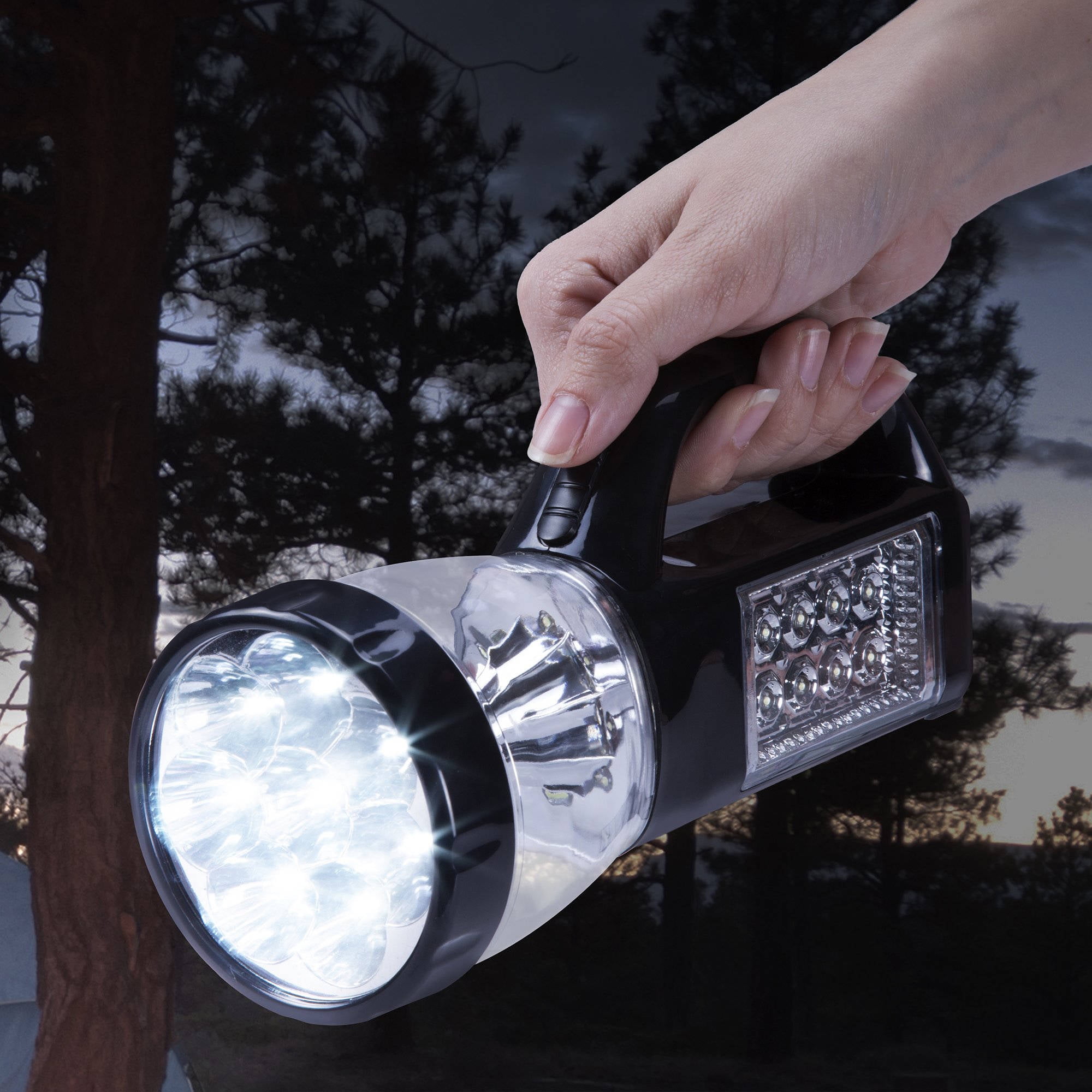 3 in 1 LED Lantern, Flashlight and Panel Light, Lightweight Camping Lantern By Wakeman... by Trademark Global LLC