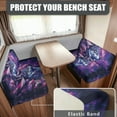thumbnail image 2 of Kuiaobaty RV Dinette Cushions Covers Easy to Install Stretch Camper Cushions Cover RV Dinette Seat Covers Sofa Slipcovers for RV Camper Car Bench, American Flag Galaxy Wolf Butterfly Pattern, 2 of 7