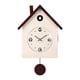 thumbnail image 2 of Reloj de cuco con péndulo, reloj de pared de madera estilo granja. Beige, 2 of 8