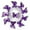 Purple, variant on 10-Piece 3D Butterfly Wall Stickers, Realistic Decor Decals, Removable Self-Adhesive Colorful Art Decor for Home Party Bedroom