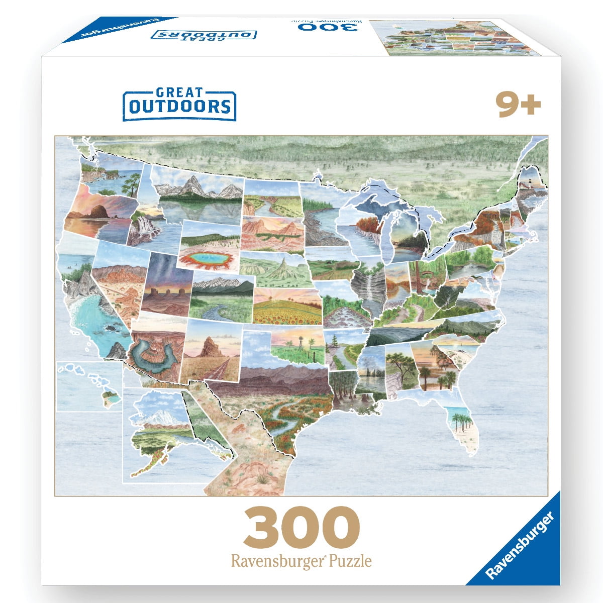 Ravensburger Great Outdoors Puzzle Series From Sea to Shining Sea