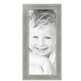 thumbnail image 2 of ArtToFrames 8" x 18" Classic Antique Silver Picture Frame, 8x18 inch Silver Wood Poster Frame (WOM-4926),  Pack, 2 of 7
