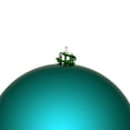 thumbnail image 2 of Vickerman 4.75" Dark Teal Shiny Ball Ornament, 4 per Bag, 2 of 3