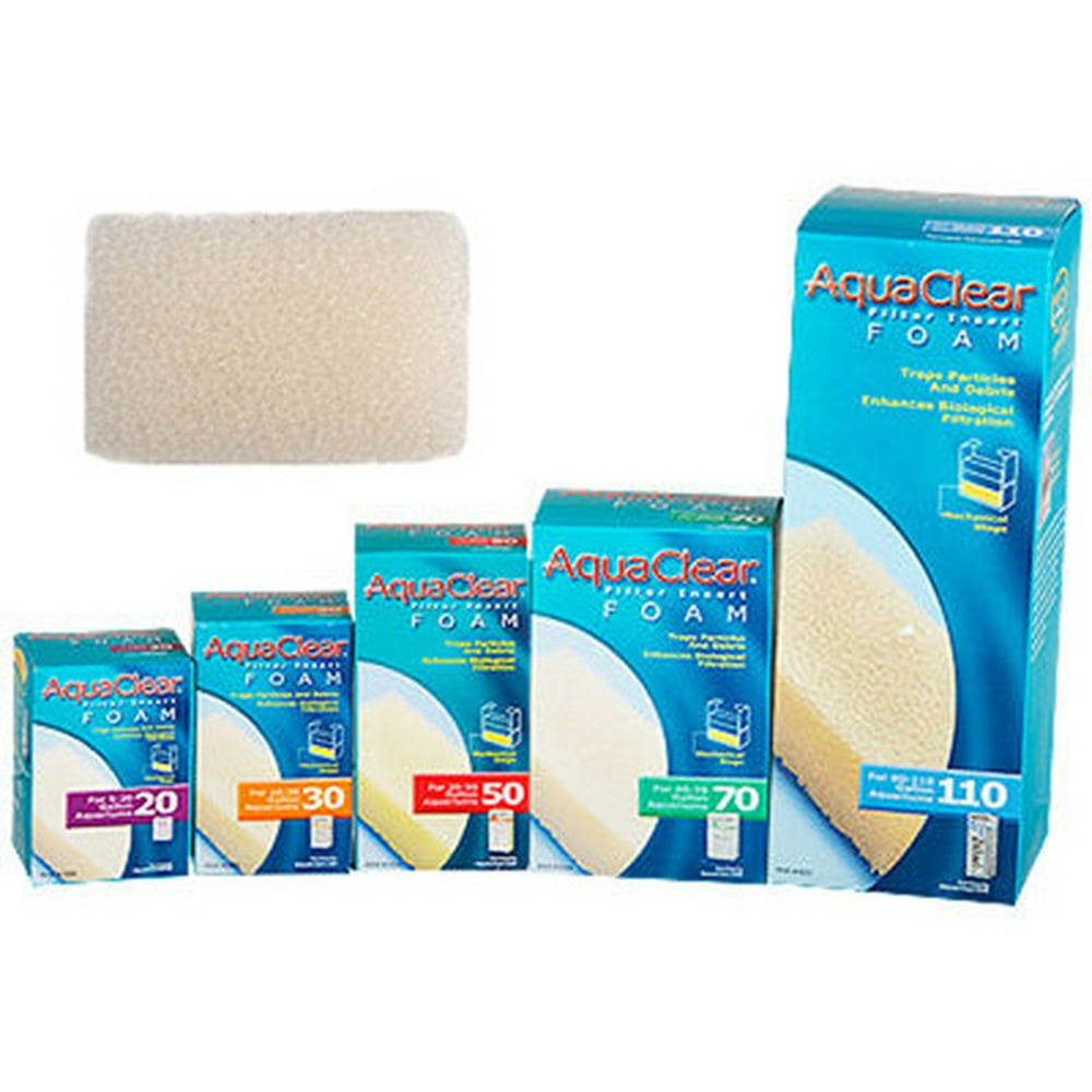 AquaClear 50 Filter Insert Foam, 3pk