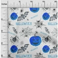 thumbnail image 2 of oneOone Cotton Poplin Medium Blue Fabric Halloween Fabric For Sewing Printed Craft Fabric By The Yard 42 Inch Wide, 2 of 4