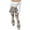 Beige01, variant on Womens High Waist Flare Leggings Summer Elastic Waist Wide Leg Skinny Yoga Pants Casual Modern Printed Trousers