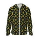 thumbnail image 1 of Balery Pineapple Sudadera ligera de manga larga con capucha y protección solar UPF 50+ para hombre y mujer, ideal para pesca y running-Medium, 1 of 7