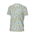 thumbnail image 6 of Wukai Bees Print Men's Short-Sleeved Mesh T-Shirt,Quick-Dry Short Sleeve Workout T-Shirt-6X-Large, 6 of 8