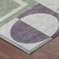 thumbnail image 3 of Addison Rugs Chantille Indoor/Outdoor Transitional Geometric Plum Machine Washable Rectangle Rug, 8' x 10', 3 of 8