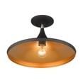 thumbnail image 5 of Livex Lighting - Waldorf - 1 Light Semi-Flush Mount In Industrial Style-8.5, 5 of 13