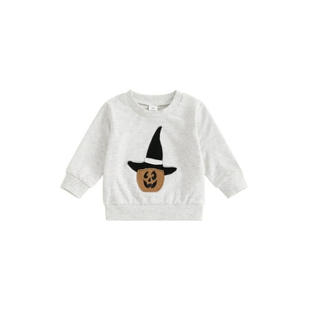 

Toddler Girls Boys Sweatshirts Halloween Clothes Baby Pullovers Tops
