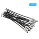 thumbnail image 3 of Cable de Llavero de Alambre de Acero Inoxidable de 3.5 Pulgadas, Negro, Paquete de 15, 3 of 6