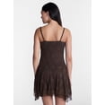 thumbnail image 3 of No Boundaries Lace Hanky Hem Mini Dress, Women's XXS-XXL, 3 of 5