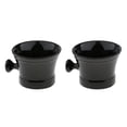 thumbnail image 1 of Seitruly Black Ceramics Men's Shaving Mug Bowl Barber Brush Cup Shave Beard Soap Mug Tipo 1 2piezas, 1 of 4