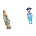 thumbnail image 6 of CarpNettore Blessed Virgin Mary and Japanese Geisha Kabuki Resin Statue Figurine Decorative Artwork for Office Car Desk Display Birthday Dollhouse Accessories, 6 of 8