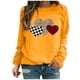 thumbnail image 2 of Puntoco - Blusa holgada con estampado de amor de manga larga para mujer Puntoco Puntoco-6090, 2 of 3