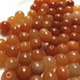 thumbnail image 4 of EOEMY 100Pcs 4-8mm Natural Red Dongling Jade Round Beads Diy Loose Beads For Pendant-8mm, 4 of 5