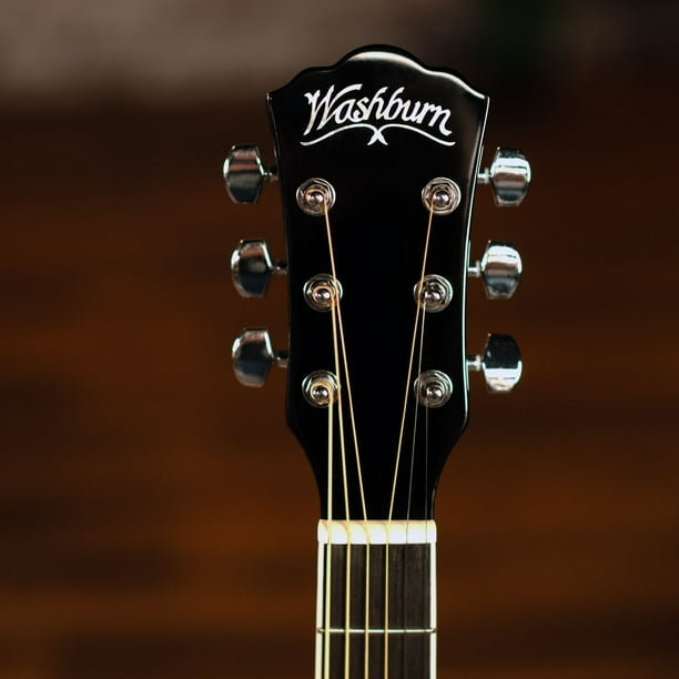 Washburn アコースティックギター ブラック WASHBURN EBONY D アコースティックギター ワッシュバーン