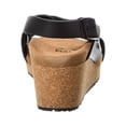thumbnail image 3 of Papillio by Birkenstock Samira Narrow Leather Wedge Sandal, 42, Black, 3 of 5