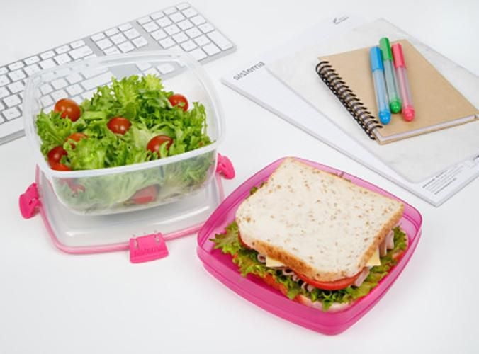 Sistema Salad + Sandwich Container To Go