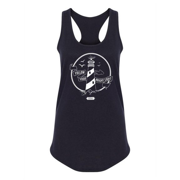 "follow Your Bright Light" Tank Women -Image by Shutterstock, Female XX-Large
