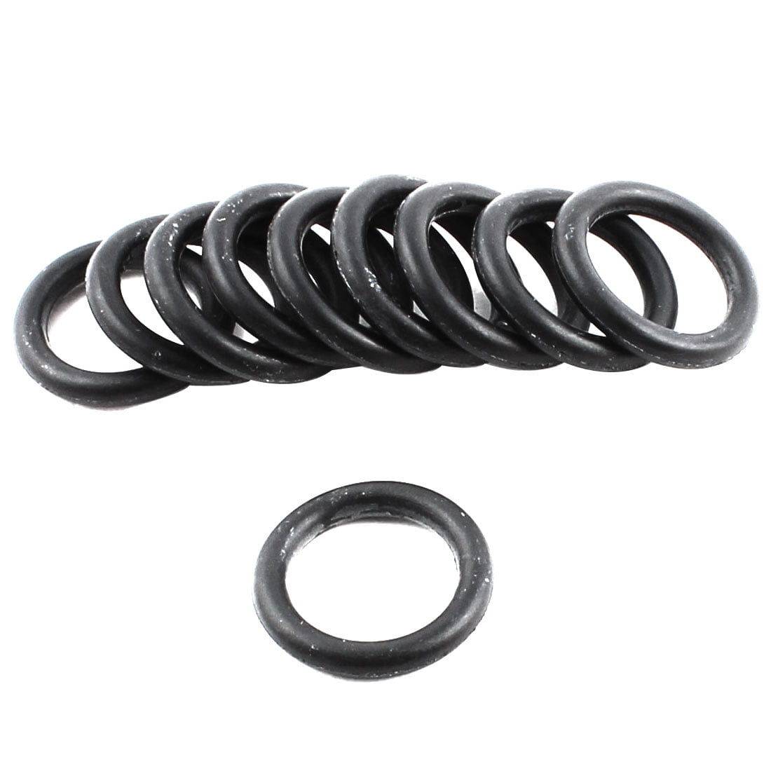 20mm x 14mm x 3mm Rubber Oil Gas Seal Tap Washer Gasket O Ring Black 10pcs