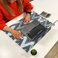thumbnail image 3 of Sussexhome Large Mouse Pad for Desk - Cotton Mousepad for Desktop, Table, Office Desk Pad - Thin, Light, Portable Laptop Mat for Computer Mice - Machine Washable, Non-Slip, Foldable - 18" x 24", 3 of 8