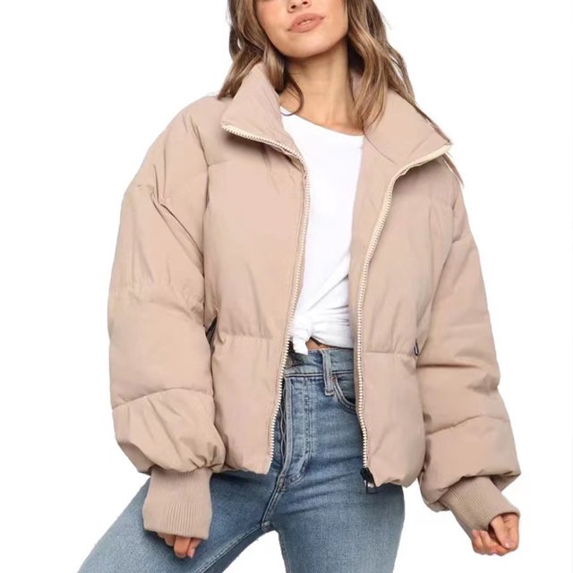 Becaristey Veste de Transition Chaude Noire Beige pour Femmes Occasions Variées Blanc Cassé m