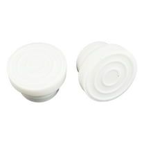 Pool Ladder Bumpers (2-Pack) - Reliable rubber stoppers for a secure fit (white)