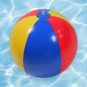 Swim Central 31482162 24 in. Inflatable Beach Ball Swimming Pool Toy, Red & Blue