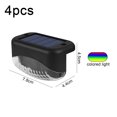 thumbnail image 2 of FloreceBien Solar Deck Lights Outdoor 4 Pack, Water drop Solar LED Waterproof Lighting for Stair, Patio, Path, 2 of 5