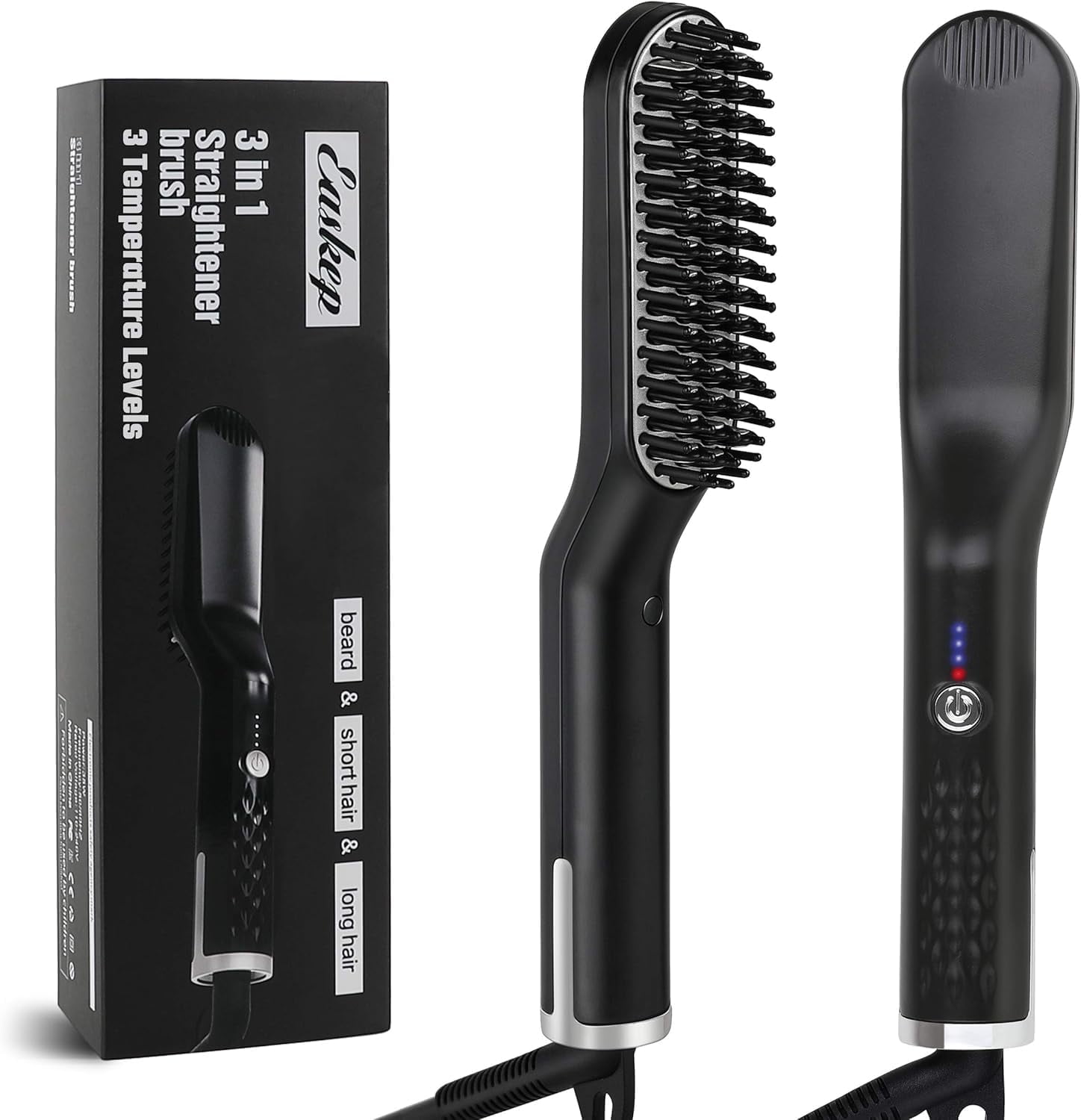 Arkam Beard Straightener for Men Original Heated Beard Brush Kit