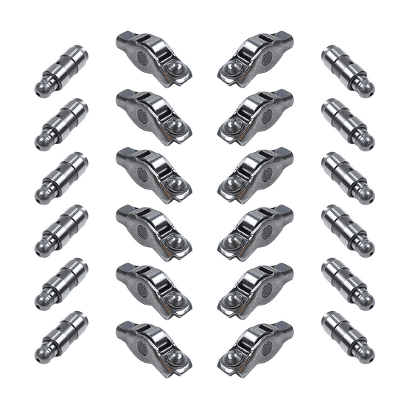 12 Pcs Lifter Kits & Rocker Arm | Fit for Chrysler 200 300 Town & Country, Dodge Challenger Charger Grand Caravan, Jeep Grand Cherokee Wrangler JK, Ram 1500 Classic ProMaster | OE# 5184332AA 5184296A
