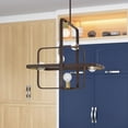thumbnail image 5 of Livex Lighting - Bergamo - 6 Light Chandelier in Geometric Style - 25 Inches, 5 of 13