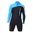 thumbnail image 1 of Traje de Buceo Cola Neopreno 1.5 mm Negro Azul M, 1 of 8