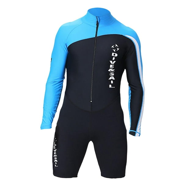 Wetsuit Traje Neopreno Hombre Natacion Zipper Traje Para Bucear