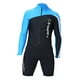 thumbnail image 1 of Traje de buceo elástico Mujer Mono Traje de baño Neopreno Nylon Trajes de neopreno a prueba de arañazos Negro Azul S kusrkot traje de neopreno, 1 of 8