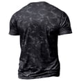thumbnail image 5 of Jinhomg Mens Fashion Henley Shirts Trendy Short Sleeve Button V Neck Tops Lightweight Casual Washed Summer Athletic Tees Black XL, 5 of 6