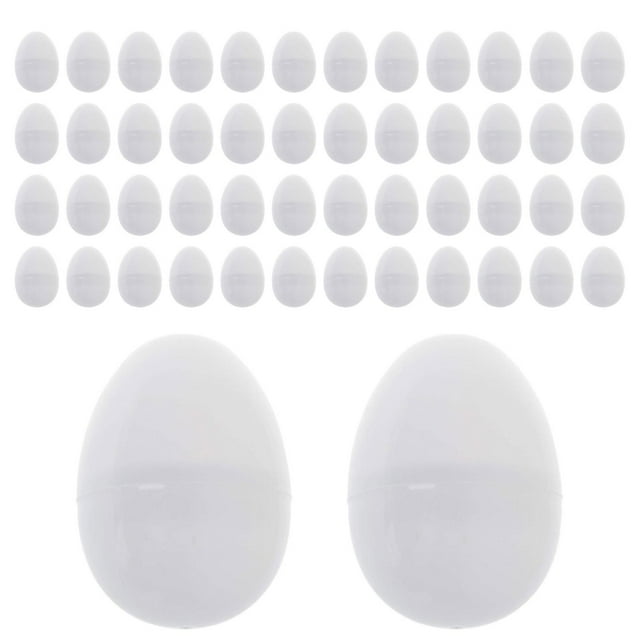 Huevos de Pascua para pintar, juguetes, manualidades, huevos sorpresa, huevos de Pascua blancos para 50 pcs