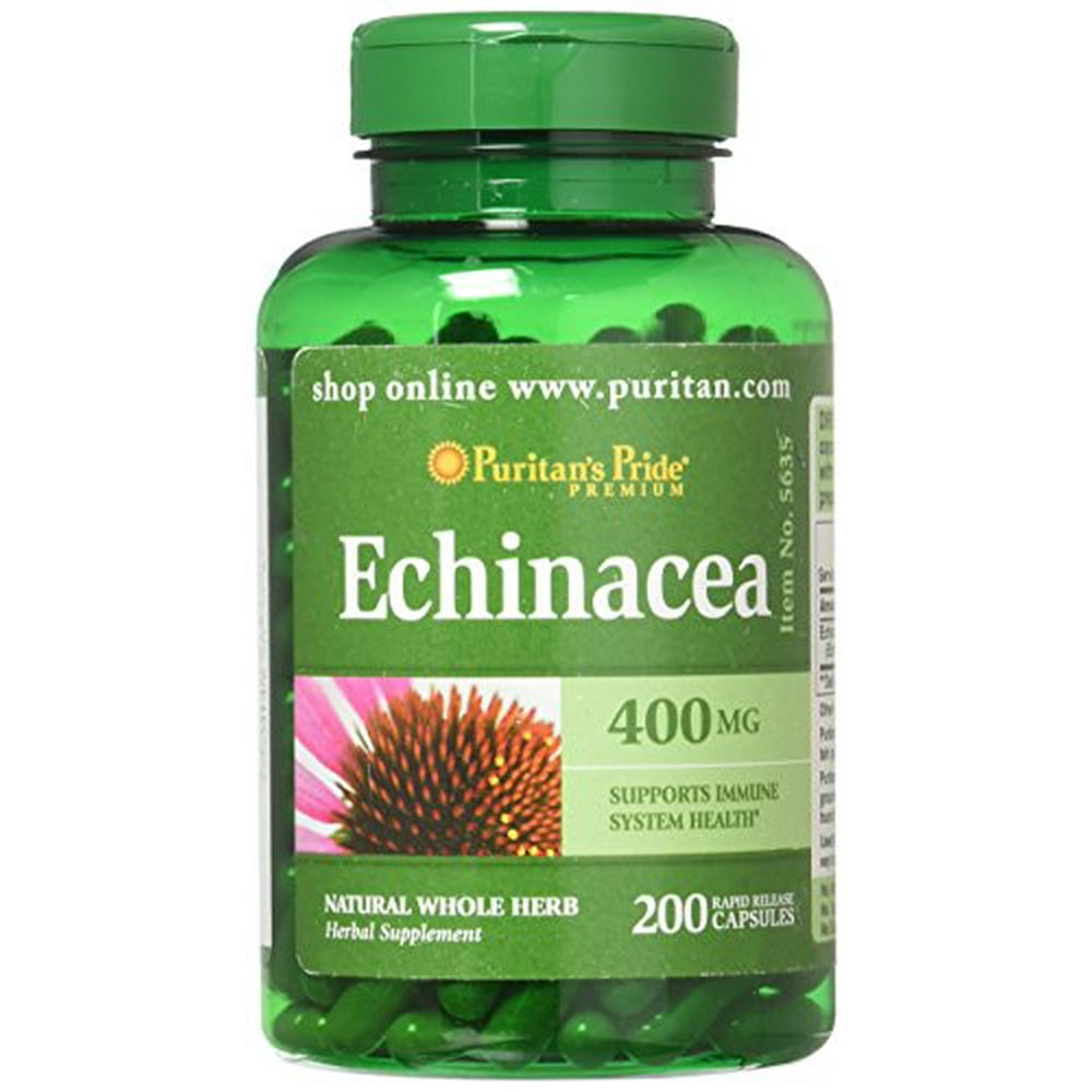 Echinacea 400 mg for Immune Health by Puritan's Pride to Support Immune