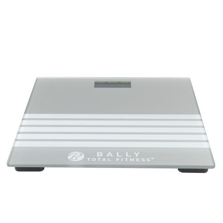 Ballys Total Fitness Digital Bathroon Scale in Silver