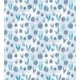 thumbnail image 2 of Tulip Duvet Cover Set, Different Size Tiled Tulips Illustration with Explicit Motley Lines Design Print, Decorative 3 Piece Bedding Set with 2 Pillow Shams, King Size, Blue, by Ambesonne, 2 of 2