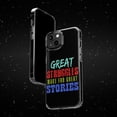 thumbnail image 6 of DistinctInk Clear Hybrid Case for Apple iPhone 15 Pro Max (6.7" Screen) - Great Struggles Make Great Stories - Shockproof Protection, 6 of 9