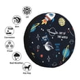 thumbnail image 4 of Fotbe Space Funda de Llanta de Repuesto con Estampado, Engrosada, Ajuste Universal para Jeep, Remolque, RV, SUV, Camión-17 inch, 4 of 6