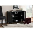 thumbnail image 5 of Baxton Studio Coolidge Modern Dark Grey 8-Shelf Shoe Cabinet, 5 of 5