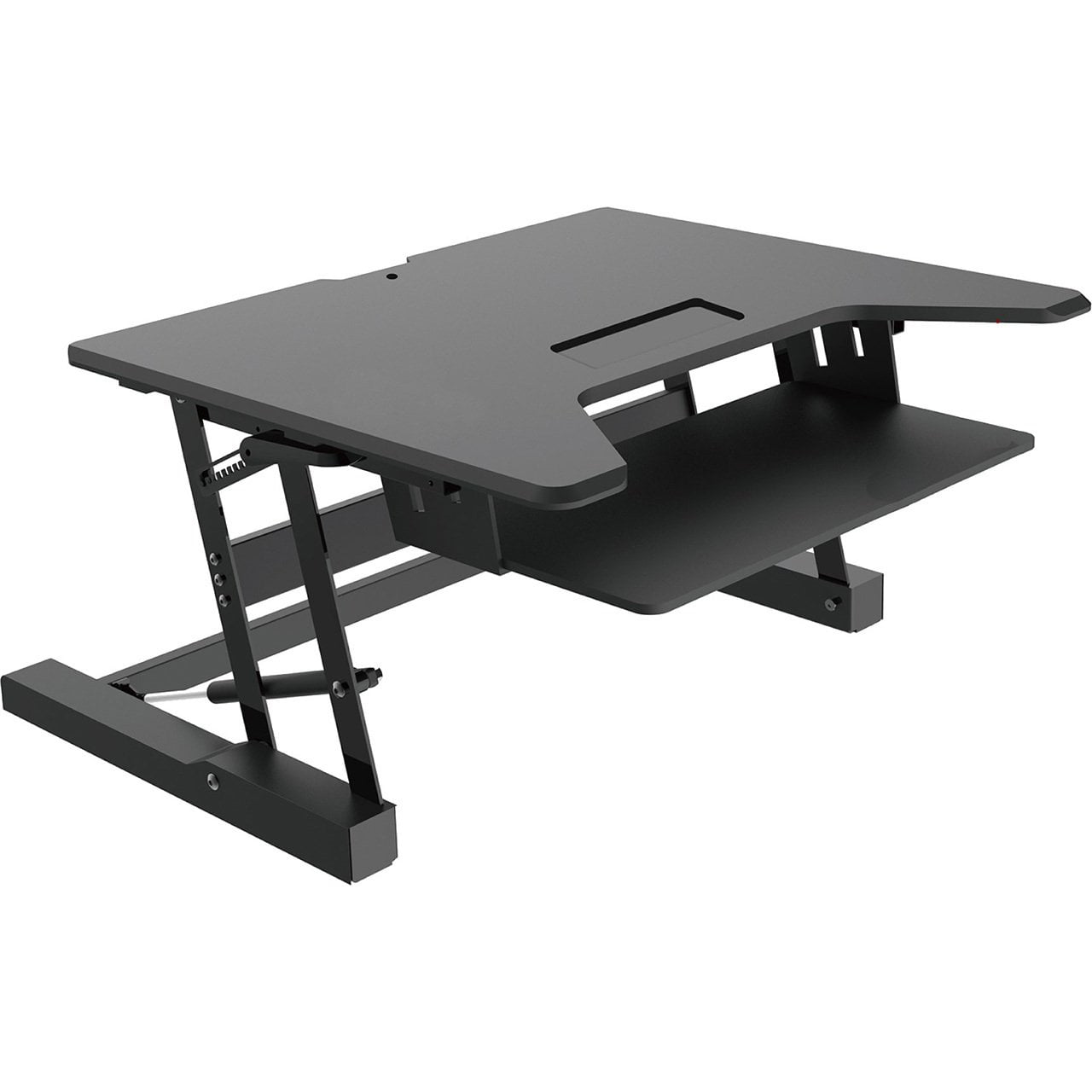 Premium Tabletop Adjustable Height 36 Inch Wide SitStand Riser Desk