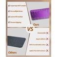 thumbnail image 3 of Modern Purple Stair Treads for Wooden Steps Indoor Runner Rug Carpet, Abstract Diamond Luxury Gradient 4 Pieces Peel and Stick Staircase Step Treads Covers Washable Throw Door Mats, 30"x8", 3 of 6