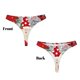 thumbnail image 3 of Fotbe Gnome And Buffalo Plaid Tanga Sin Costuras para Mujer con Estampado – Panties Invisibles, Transpirables y Cómodos para Uso Diario-3X-Large, 3 of 6